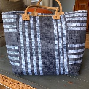 Sonoma canvas weave beach tote